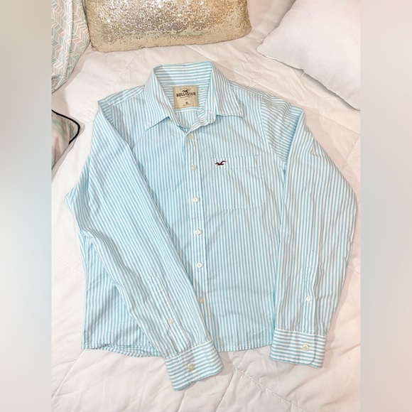 Hollister Other - Hollister Men’s Button Down Striped Long Sleeve Shirt